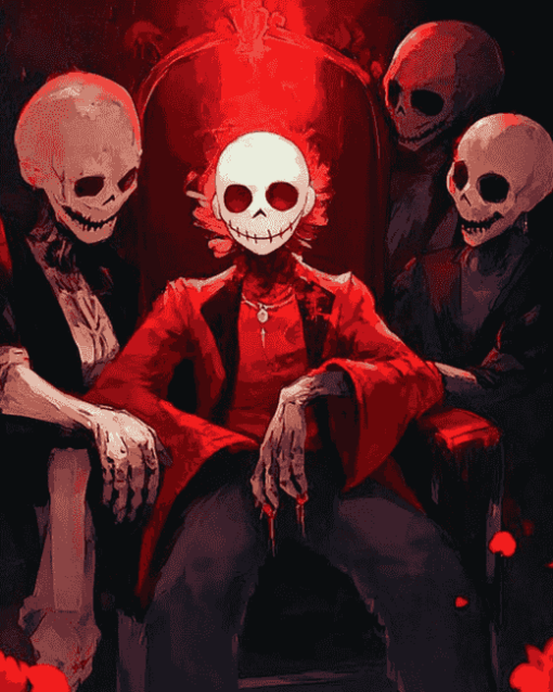 Underfell Sans Anime Collection Diamond Painting