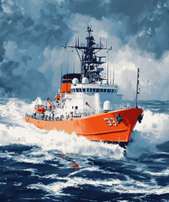 United States Coast Guard Seascapes Diamond Painting