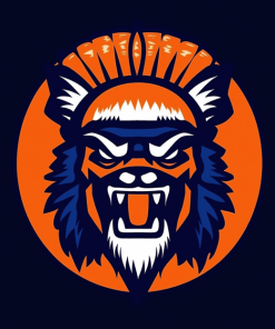 University Illiniwek Logo Diamond Painting