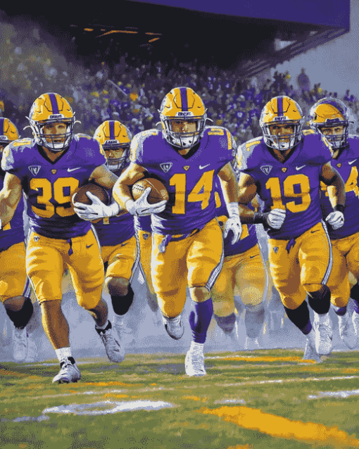 University Northern Iowa Panthers Football Diamond Painting