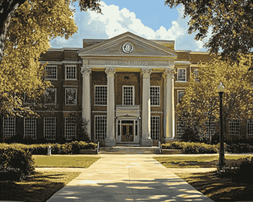 University of Alabama Campus Diamond Painting