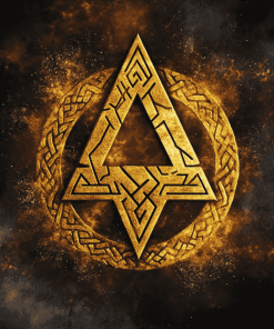 Valknut Norse Symbol Diamond Painting