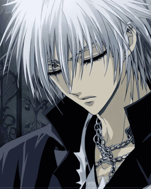 Vampire Knight Zero Kiryu Anime Diamond Painting