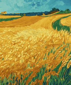 Van Gogh Wheat Field Diamond Painting