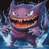 Venom Gengar Fantasy Diamond Painting