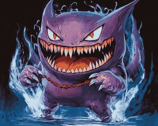 Venom Gengar Fantasy Diamond Painting