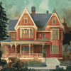 Victorian Style Home Diamond Painting