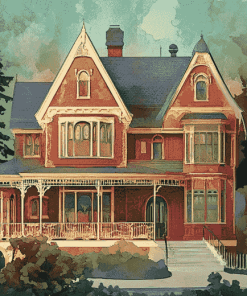 Victorian Style Home Diamond Painting