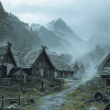 Viking Village Animation Diamond Painting