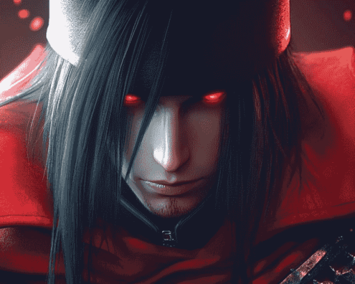 Vincent Valentine Video Game Diamond Painting