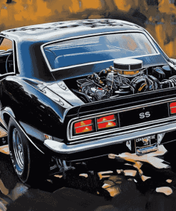 Vintage 1967 Camaro Elegance Diamond Painting