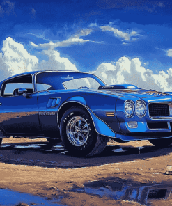 Vintage 1970 Firebird Diamond Painting