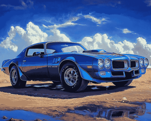 Vintage 1970 Firebird Diamond Painting