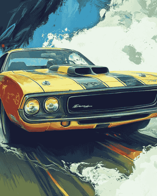 Vintage 1971 Road Runner Diamond Painting