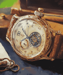 Vintage Antique Watch Diamond Painting