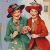 Vintage Bestfriends Diamond Painting