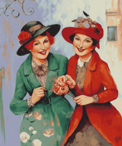 Vintage Bestfriends Diamond Painting