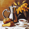 Vintage Coffee Pot Still Life Diamond Painting