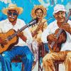 Vintage Cuban Musicians Diamond Painting