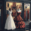 Vintage Dress Shop Diamond Painting