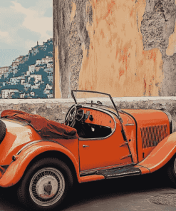 Vintage Italian Car Diamond Painting