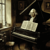 Vintage Johann Sebastian Bach Masterpiece Diamond Painting