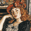 Vintage Lady Stanley Spencer Diamond Painting