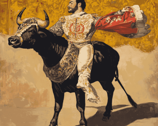 Vintage Matador Diamond Painting