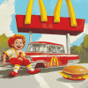 Vintage McDonald Animation Diamond Painting