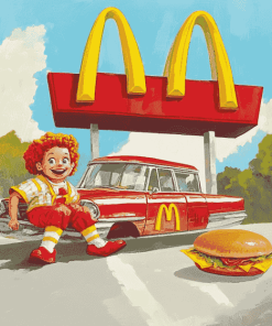 Vintage McDonald Animation Diamond Painting