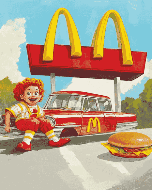 Vintage McDonald Animation Diamond Painting