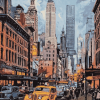 Vintage NYC Skyline Diamond Painting