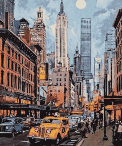 Vintage NYC Skyline Diamond Painting