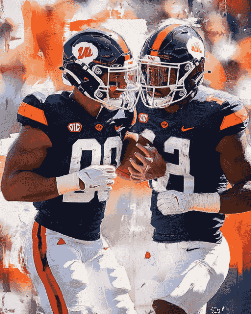 Virginia Football Legends Diamond Painting