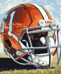 Virginia Tech Helmet Sports Diamond Painting