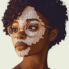 Vitiligo Africans Beauty Diamond Painting