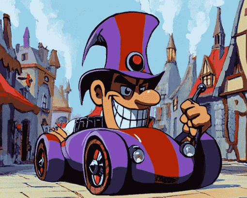 Wacky Races Cartoon Diamond Painting