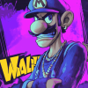 Waluigi from Super Mario Diamond Painting