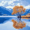 Wanaka Lake Scenic Beauty Diamond Painting