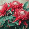 Waratah Blossoms Diamond Painting