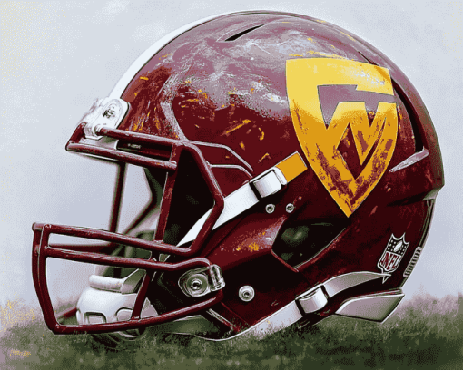 Washington Commanders Helmet Diamond Painting