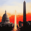 Washington Monument Tower Diamond Painting