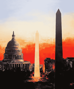 Washington Monument Tower Diamond Painting