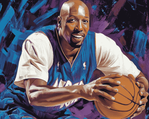 Wayman Tisdale Basketball Diamond Painting