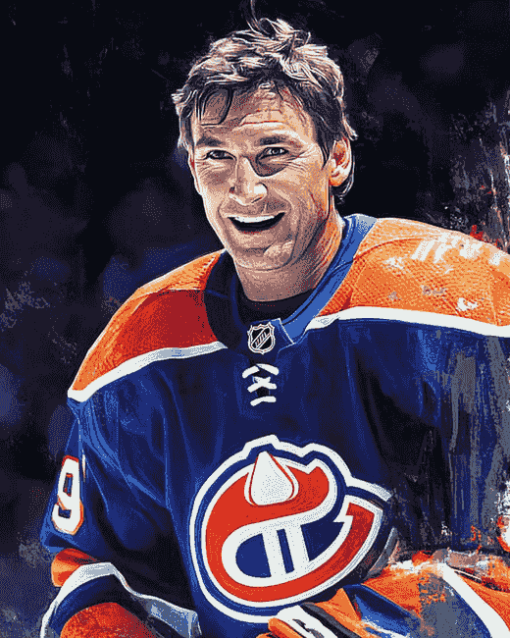 Wayne Gretzky Hockey Legend Diamond Painting