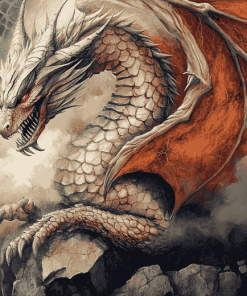 Welsh Dragon Fantasy Diamond Painting