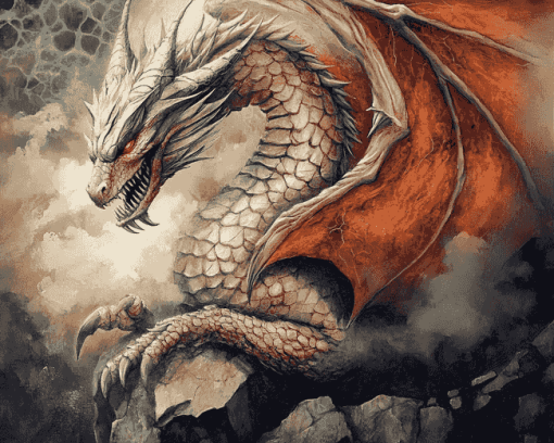 Welsh Dragon Fantasy Diamond Painting