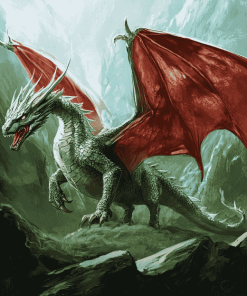 Welsh Dragon Fantasy Diamond Painting