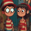 Wenda and Wally Animation Diamond Painting