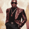 Wesley Snipes in Colorful Diamond Painting